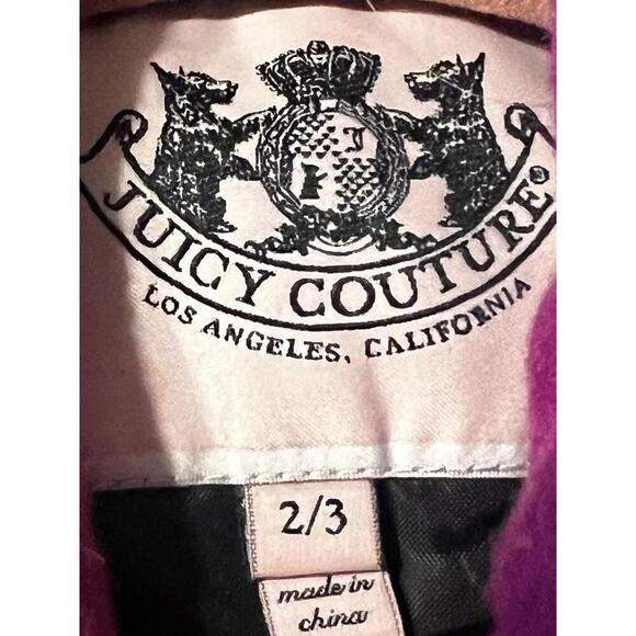 Juicy Couture Jacket 2/3T Magenta Y2K Peplum Ruffled RARE - Picture 5 of 6